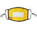 Mask with PVC Window 2 Ply Full Color Polyester Fixed Plus