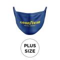 Plus Size 4-Ply Silkscreened Cotton Mask